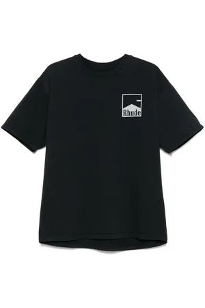 Rhude T-shirt con motivo chevron