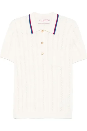 VALENTINO GARAVANI Polo in cotone con ricamo logo