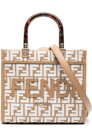Fendi Borsa tote Sunshine media con motivo FF