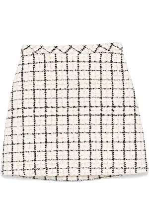 VALENTINO GARAVANI Minigonna in tweed a quadri