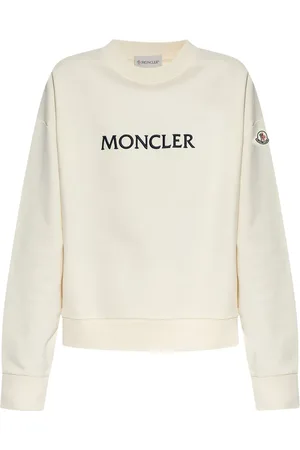 Moncler Felpa in cotone con ricamo
