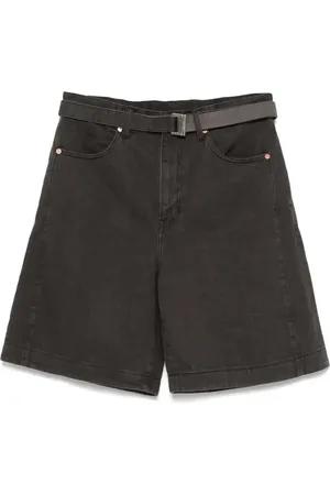 SACAI Shorts denim con cintura