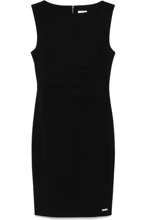 Calvin Klein Abito corto in crêpe arricciato