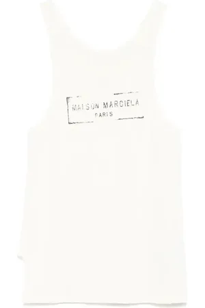 Maison Margiela Top con stampa logo