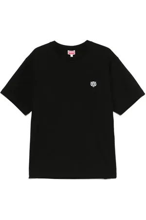 Kenzo T-shirt Happy Tiger con ricamo