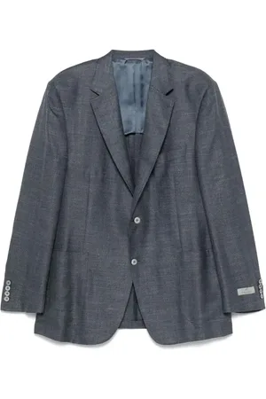 CANALI Blazer con effetto fiammato