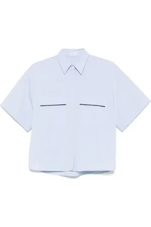 Brunello Cucinelli Camicia con catena Monili