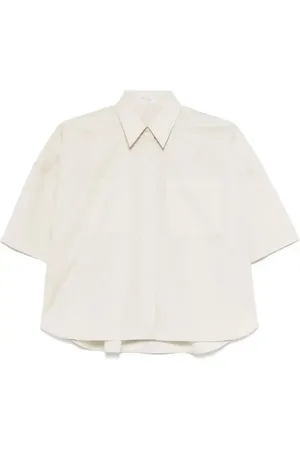 Brunello Cucinelli Camicia con stampa grafica