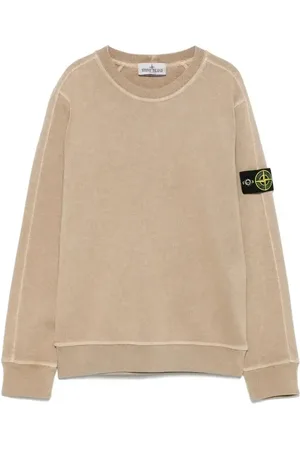 Stone Island Felpa con applicazione Compass