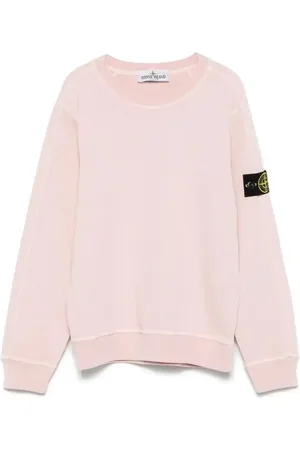 Stone Island Felpa con applicazione Compass