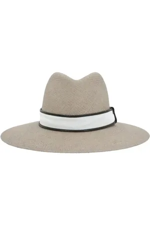 Brunello Cucinelli Fedora con design intrecciato