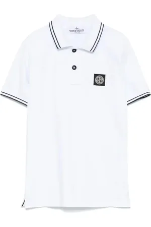 Stone Island Polo con motivo Compass