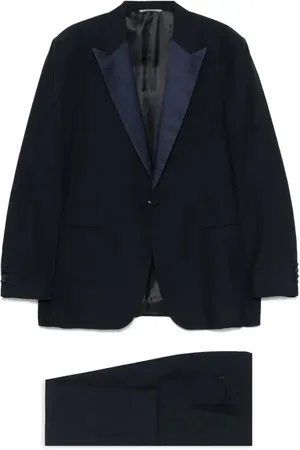 CANALI Completo con revers in raso