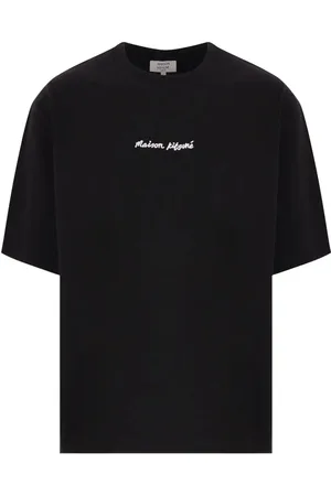 Maison Kitsuné T-shirt con logo ricamato