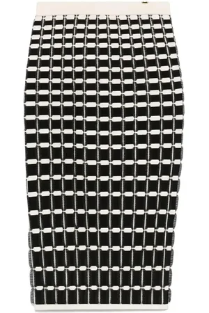 Elisabetta Franchi Gonna midi con ruches
