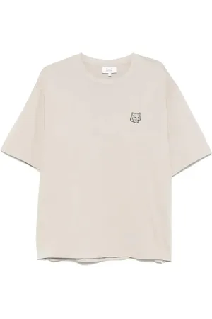 Maison Kitsuné T-shirt con applicazione Bold Fox Head