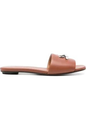 Alexander McQueen Sandali slides con inserto a T