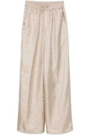 HERNO Pantaloni con stampa Hanging Hook