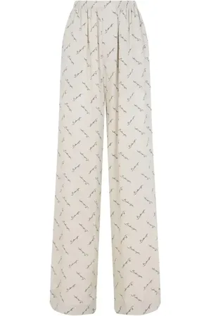 Balenciaga Pantaloni a palazzo con stampa