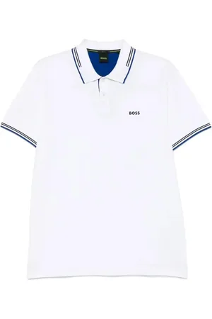 HUGO BOSS Polo con logo gommato