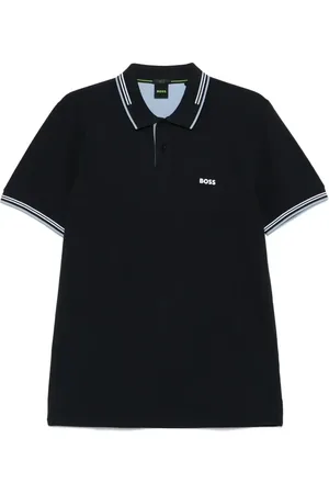 HUGO BOSS Polo con logo gommato