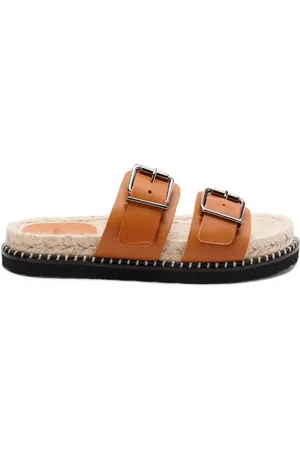 Castaner Sandali slides in pelle