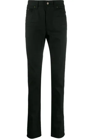 Saint Laurent Jeans con effetto stropicciato