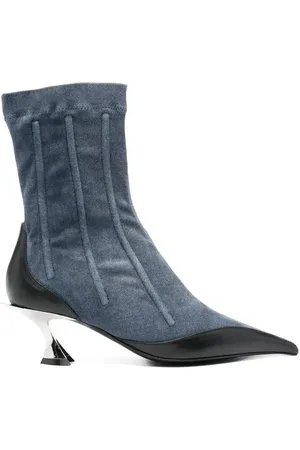 MUGLER Stivali denim 55mm
