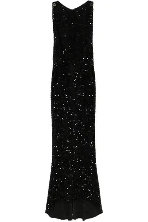Elisabetta Franchi Abito lungo con paillettes