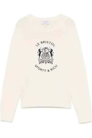 Sporty & Rich Maglione con ricamo x Le Bristol Paris