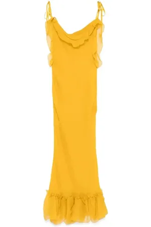 Saint Laurent Abito lungo in seta