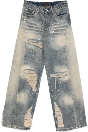 Who Decides War Jeans Faded Stone