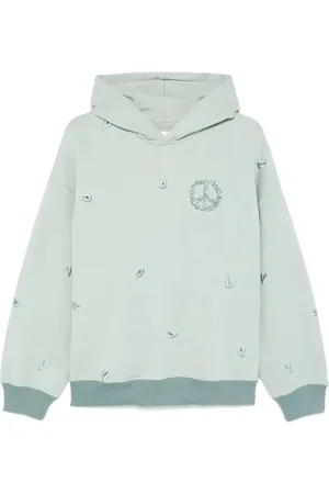 Emporio Armani Felpa con cappuccio e dettaglio cut-out