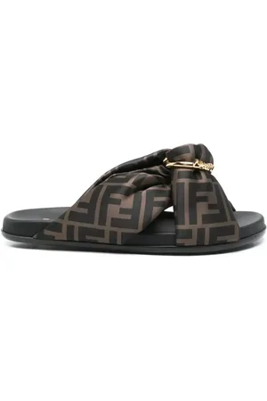 Fendi Sandali slides Raso