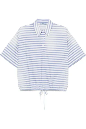 Prada Polo in popeline a righe