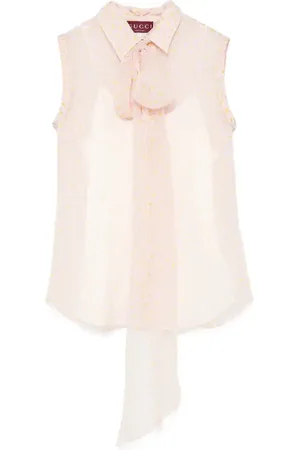 Gucci Top in seta con stampa