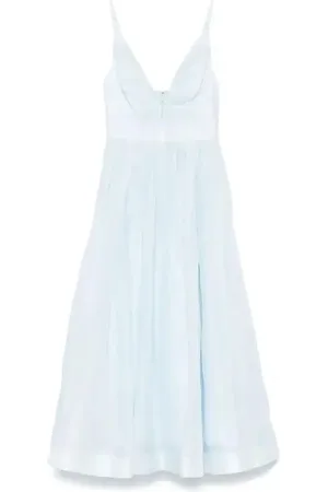 ZIMMERMANN Abito midi Illuminate con scollo a V