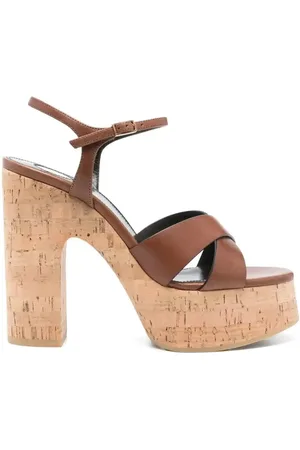 Saint Laurent Sandali Bianca 125mm