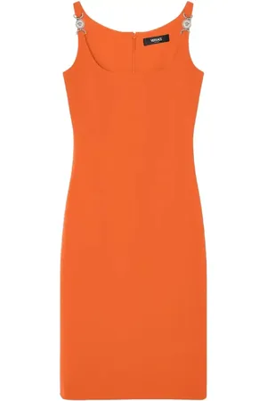 VERSACE Abito midi con scollo ampio