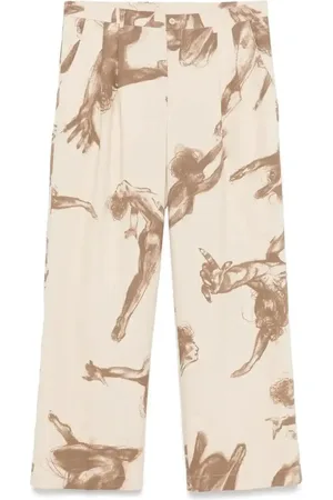 KIDSUPER STUDIOS Pantaloni con stampa illustrazione