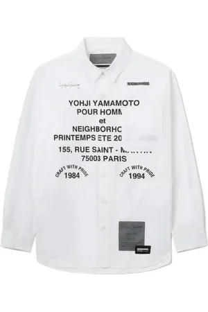 YOHJI YAMAMOTO Camicia con stampa x Neighborhood