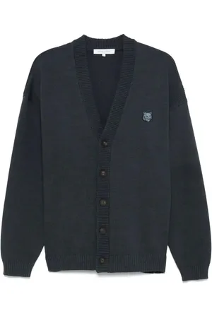 Maison Kitsuné Cardigan con applicazione Bold Fox Head