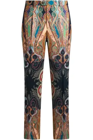 Etro Pantaloni con stampa paisley
