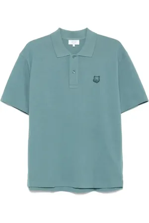 Maison Kitsuné Polo con applicazione Bold Fox Head