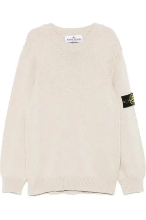 Stone Island Felpa con applicazione Compass