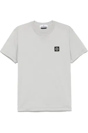 Stone Island T-shirt con applicazione Compass