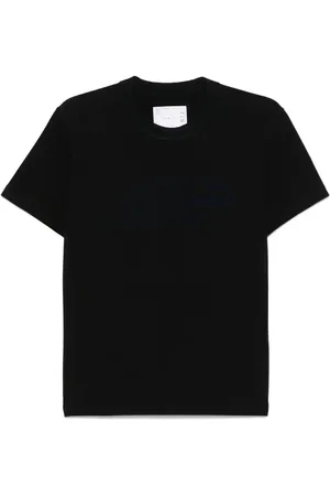 SACAI T-shirt con floccatura