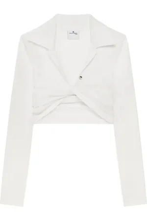 Courrèges Top con dettaglio attorcigliato