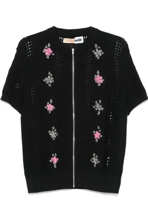 MAGLIANO Camicia con ricamo floreale