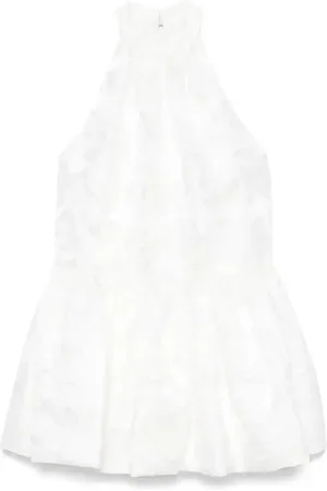 By Malina Abito midi a fiori jacquard